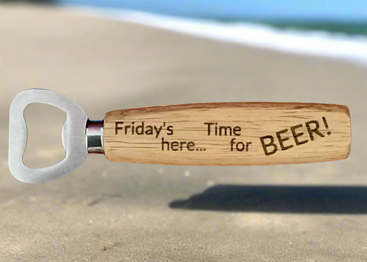 Wood Bottle Opener