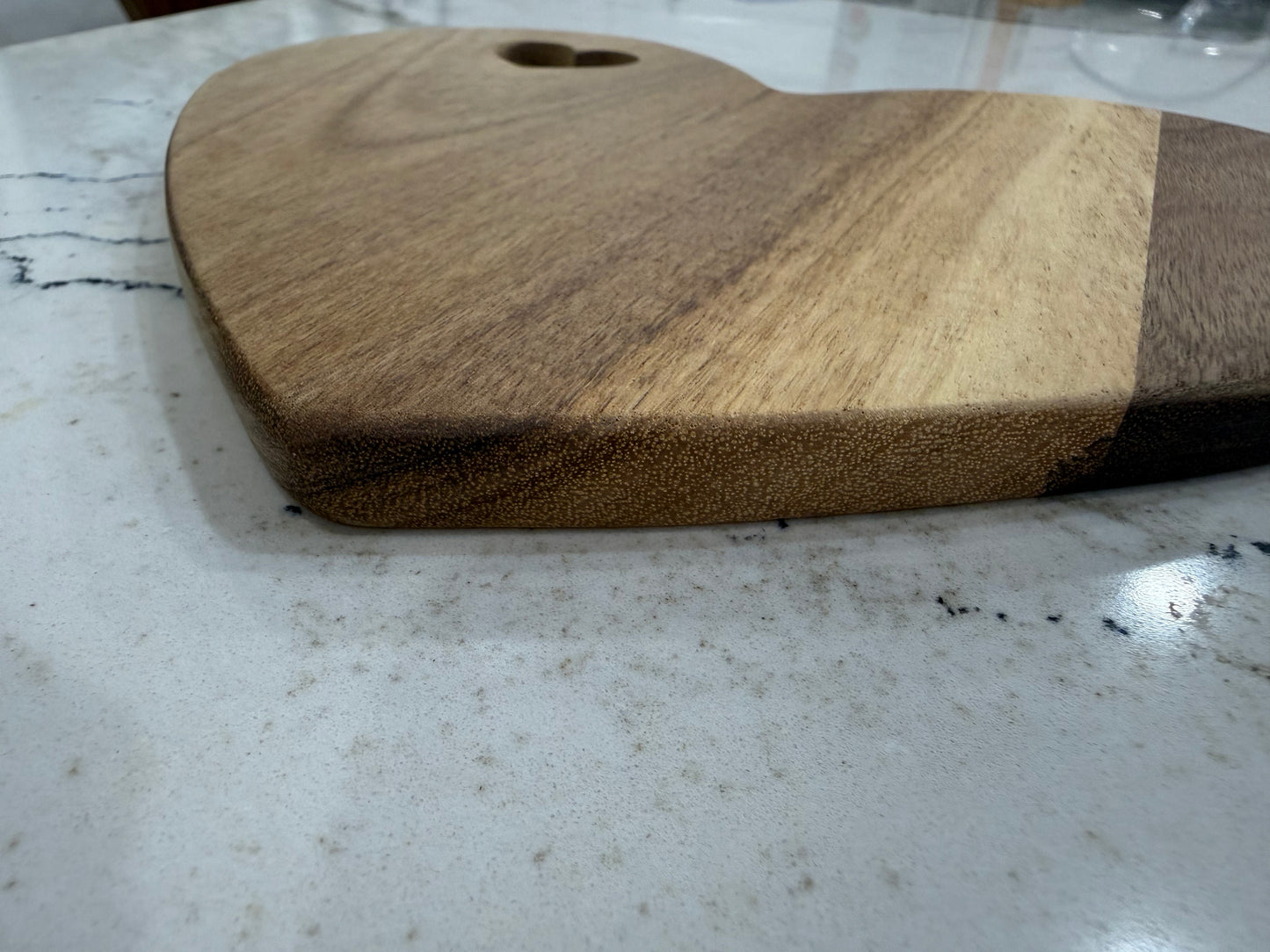 Wood heart Cheese and Cracker Board