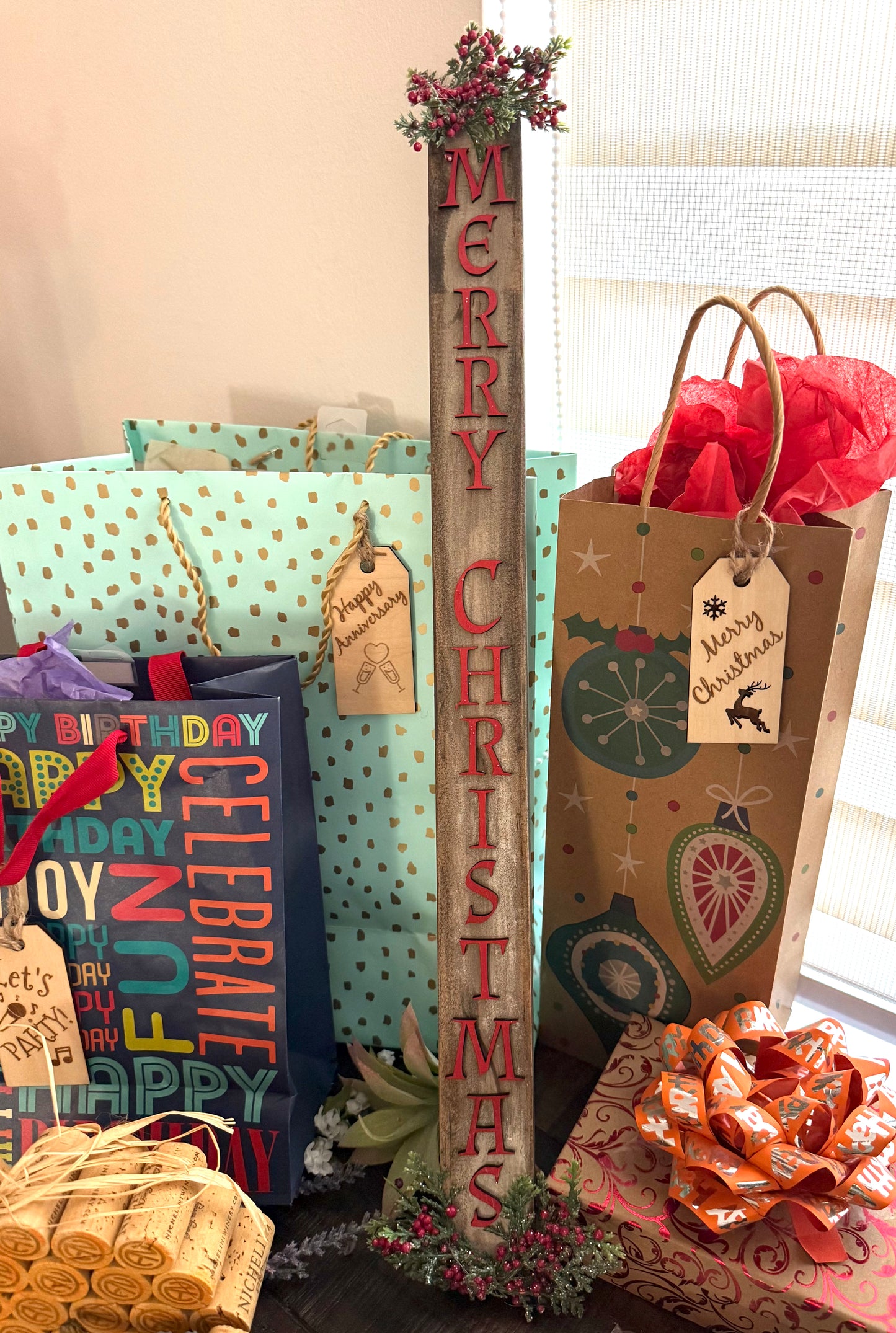 Home Decor Wooden Merry Christmas