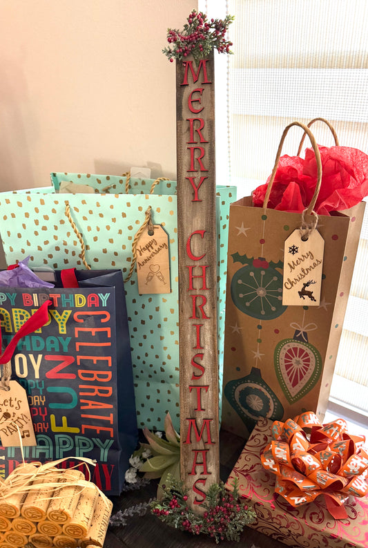 Home Decor Wooden Merry Christmas