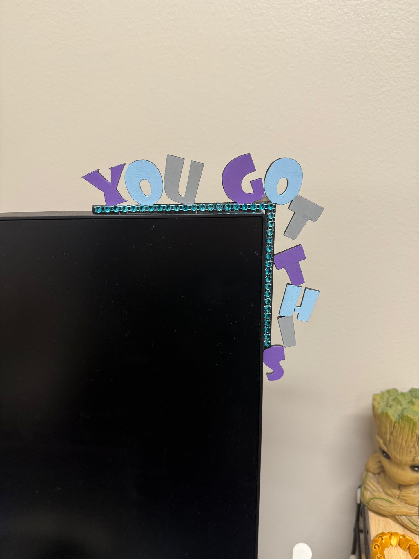 Motivational Computer Corner Decor
