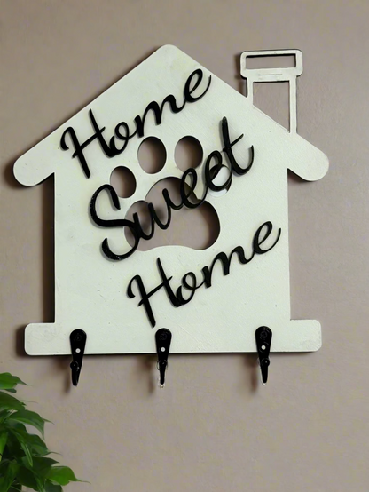 Home Sweet Home - Key & Leash Holder