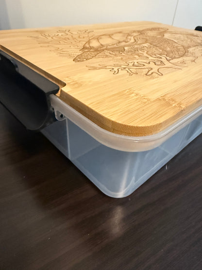 Snack To Go Box With Decorative Charcuterie and Cutting Board Unique Gift