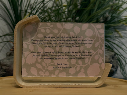 Wood Frames With Floating Picture